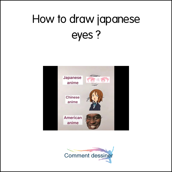 How to draw japanese eyes